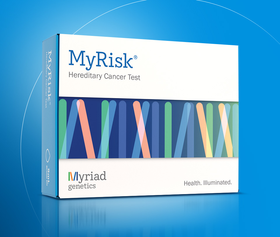 Image showing the Myriad Oncology MyRisk test kit 