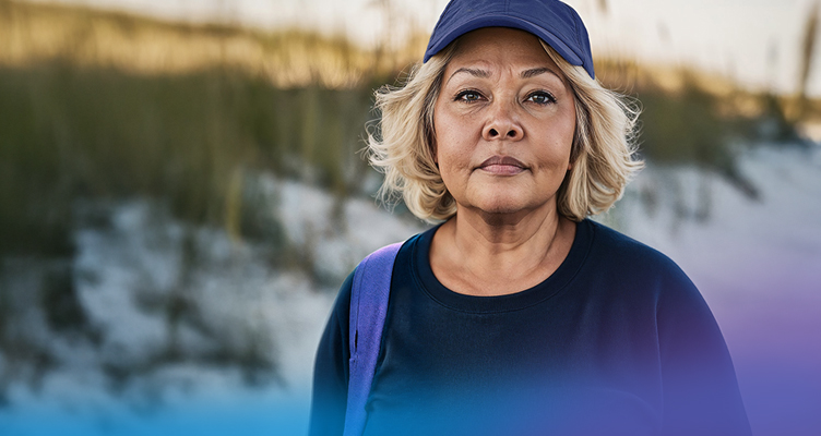 Meet Fiona, a Myriad Oncology patient, who has taken a MyRisk® Hereditary Cancer test 