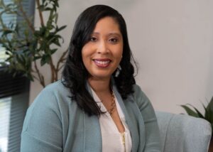 Dr. Whitnee Brown, dual-certified nurse practitioner in psychiatry and family medicine, pictured in her office.